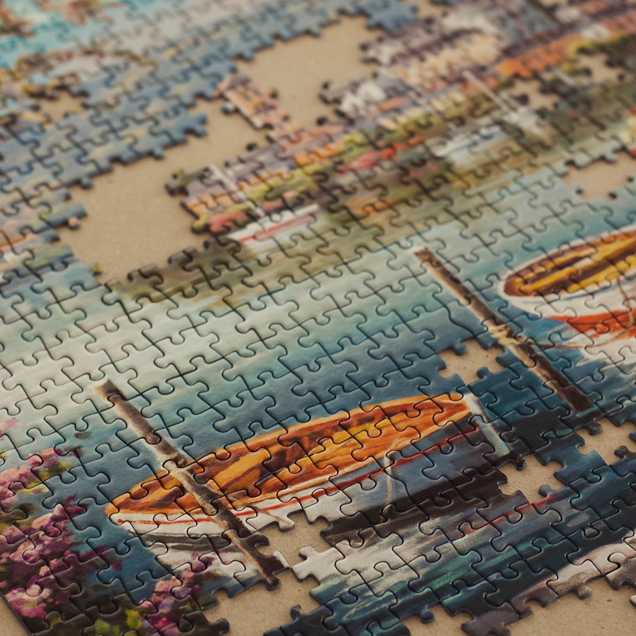 Puzzle idyllische Küste 1000 Teile