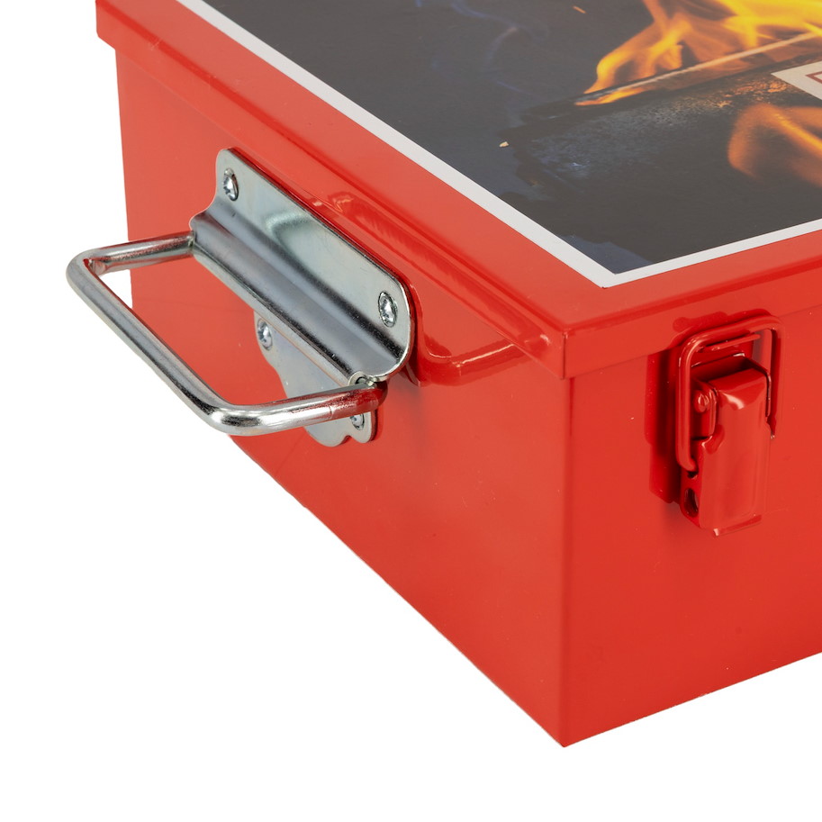 LFS-01-G LiPo Firesafe mit Trennung längs mit Griffen 340 x 260 x 110