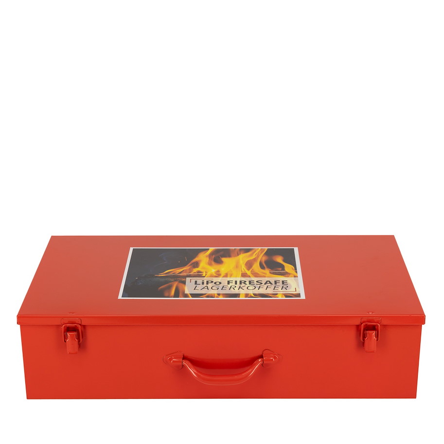 LFS-03-G LiPo Firesafe mit 4 quer Trennungen mit Griffen 620 x 340 x 160
