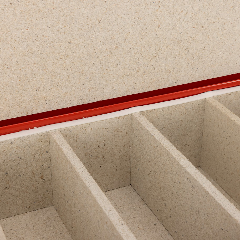 LFS-03-G LiPo Firesafe mit 4 quer Trennungen mit Griffen 620 x 340 x 160